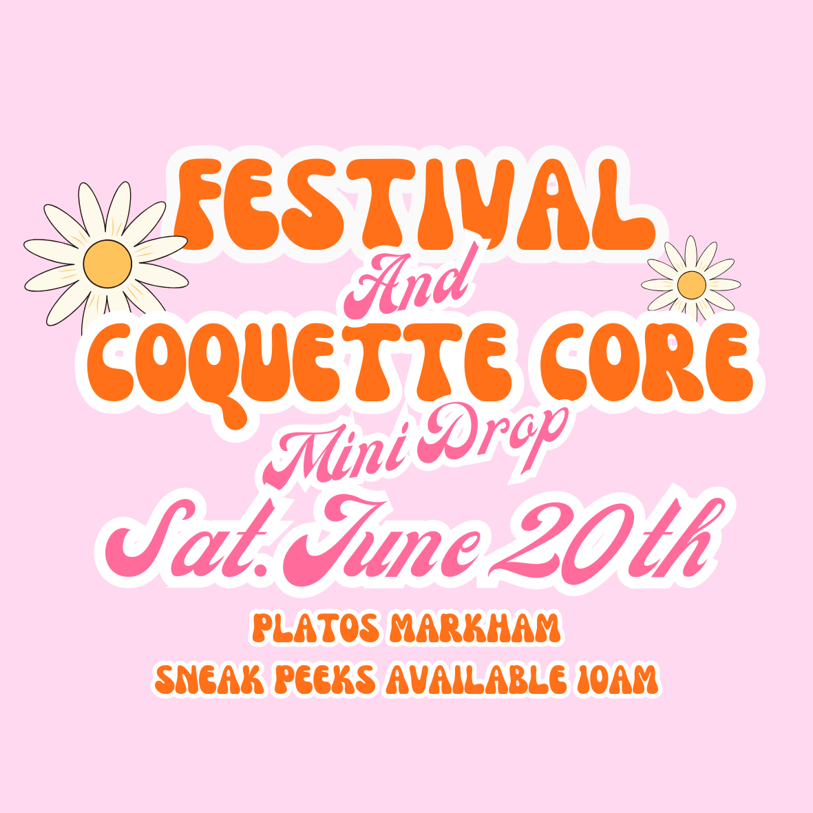 Festival & Coquette Core drop